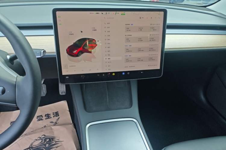 Used Tesla Model 3 2022 Rear-Wheel-Drive Version Audio And AC Panel