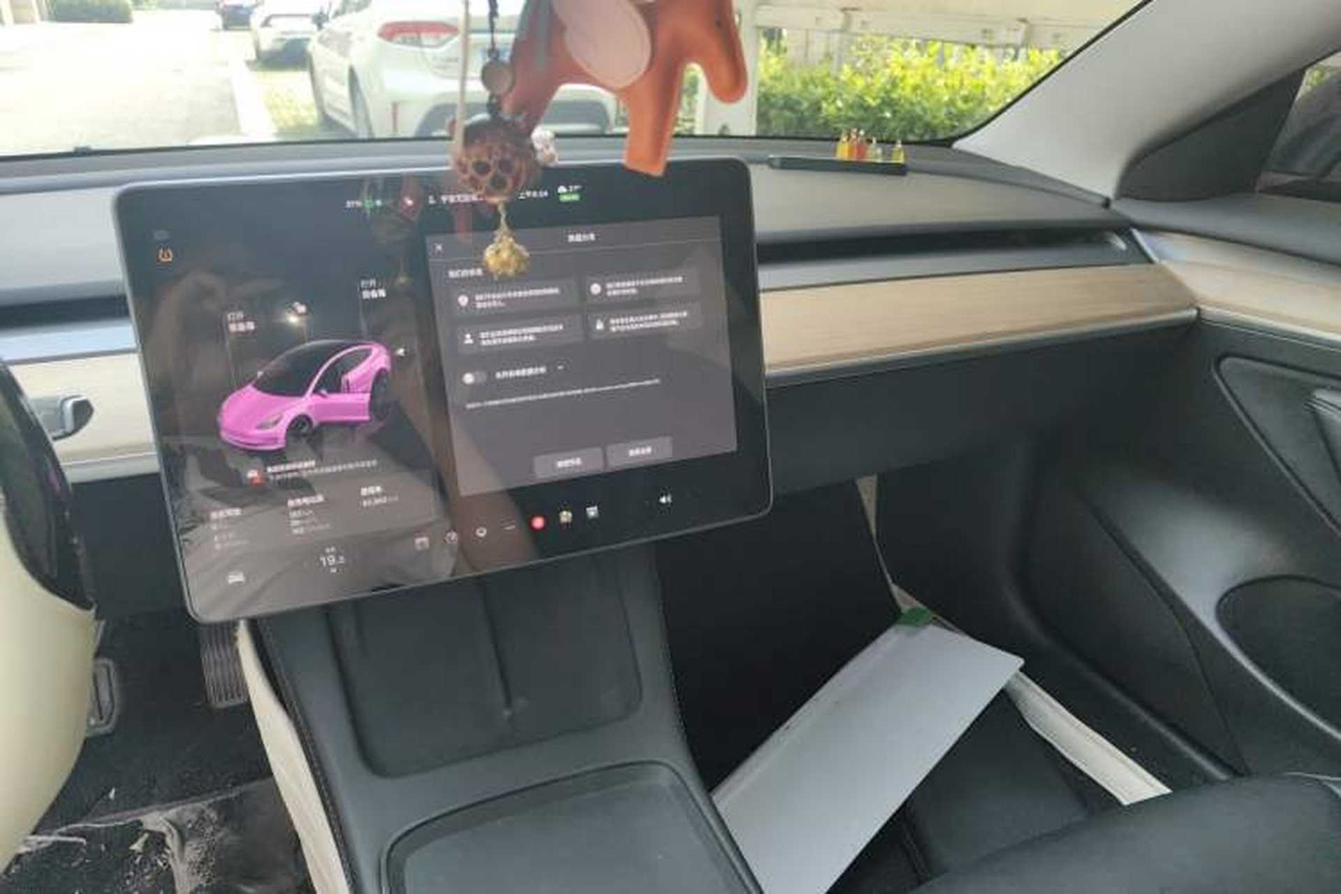 Used Tesla Model 3 2022 Rear-Wheel-Drive Version Audio And AC Panel