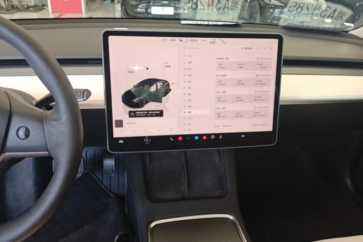 Used Tesla Model 3 2022 Rear-Wheel-Drive Version Audio And AC Panel