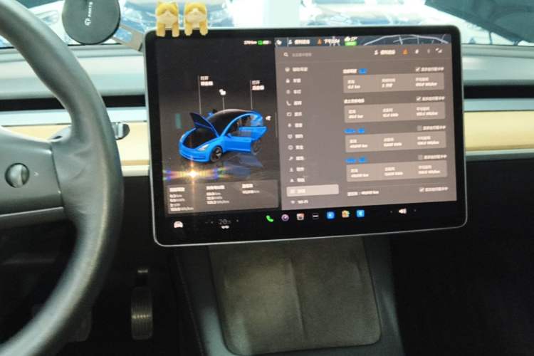 Used Tesla Model 3 2022 Rear-Wheel-Drive Version Audio And AC Panel