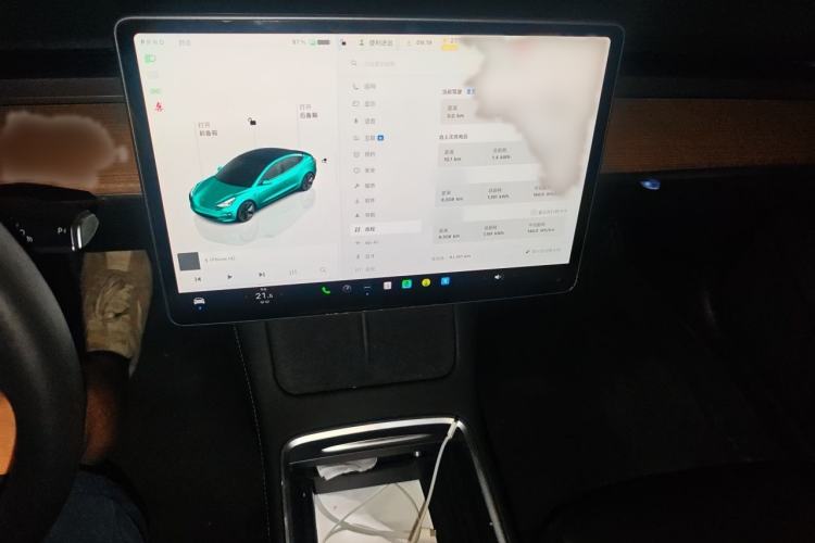 Used Tesla Model 3 2022 Rear-Wheel-Drive Version Audio And AC Panel