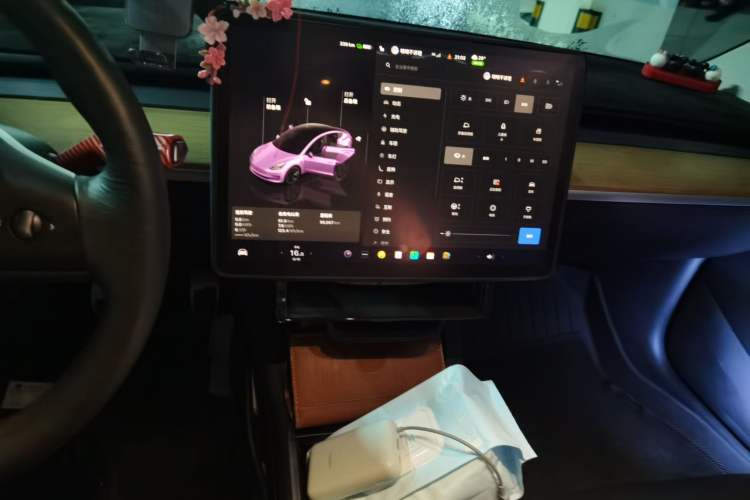 Used Tesla Model 3 2022 Rear-Wheel-Drive Version Audio And AC Panel