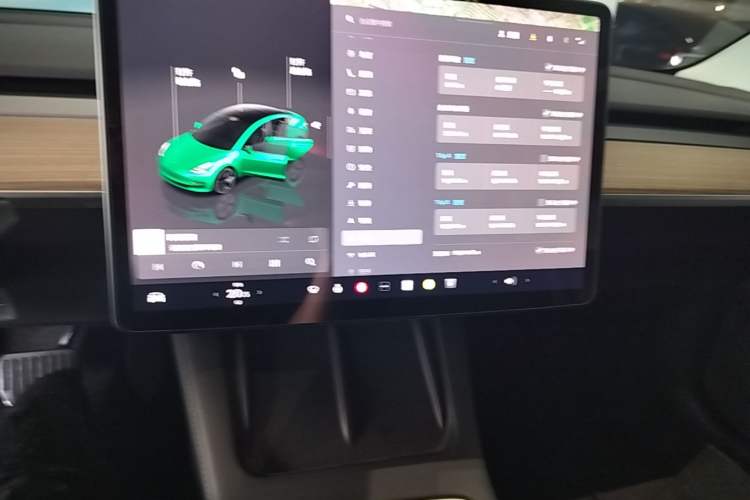 Used Tesla Model 3 2022 Rear-Wheel-Drive Version Audio And AC Panel
