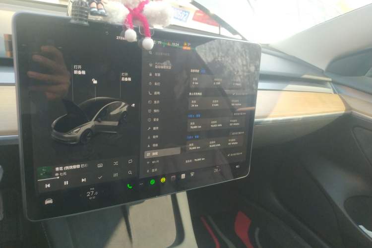 Used Tesla Model 3 2022 Rear-Wheel-Drive Version Audio And AC Panel