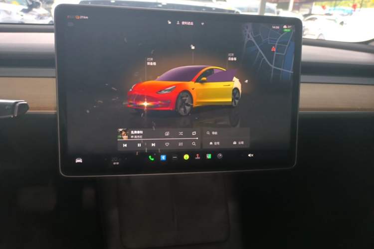 Used Tesla Model 3 2022 Rear-Wheel-Drive Version Audio And AC Panel