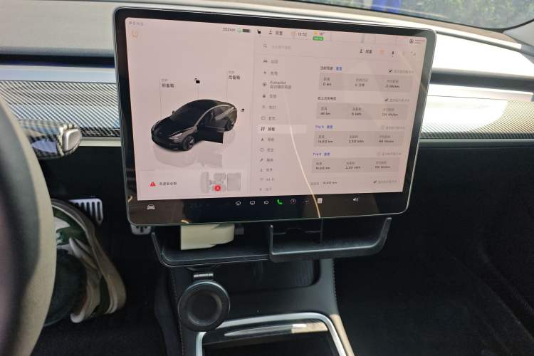 Used Tesla Model 3 2022 Rear-Wheel-Drive Version Audio And AC Panel