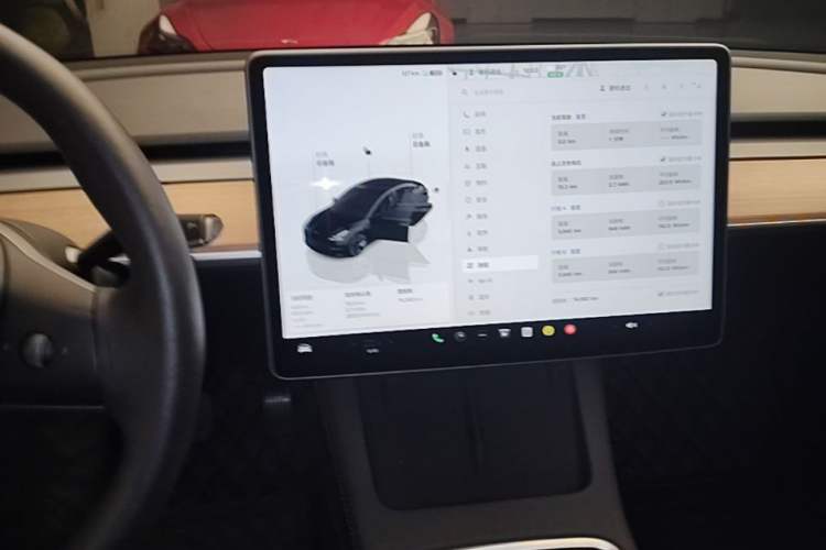 Used Tesla Model 3 2022 Rear-Wheel-Drive Version Audio And AC Panel