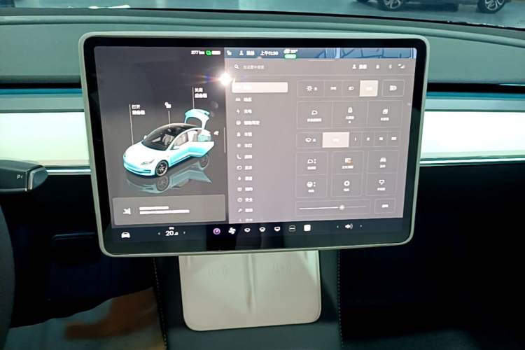 Used Tesla Model 3 2022 Rear-Wheel-Drive Version Audio And AC Panel