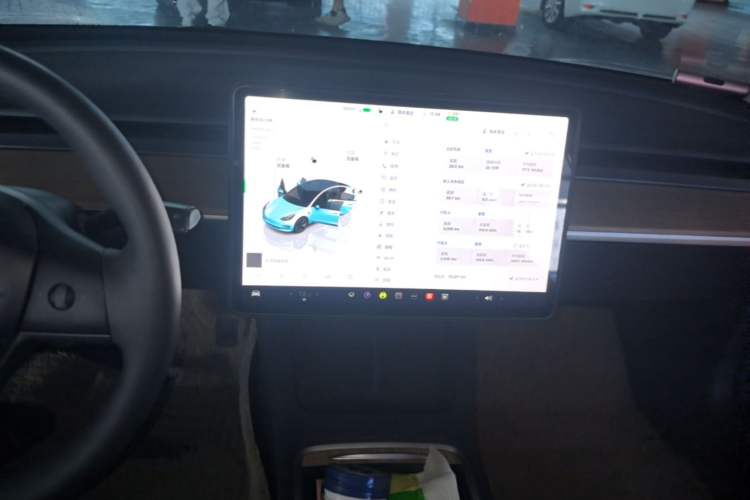Used Tesla Model 3 2022 Rear-Wheel-Drive Version Audio And AC Panel