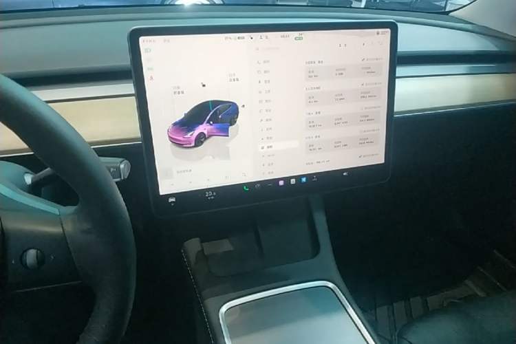 Used Tesla Model 3 2022 Rear-Wheel-Drive Version Audio And AC Panel