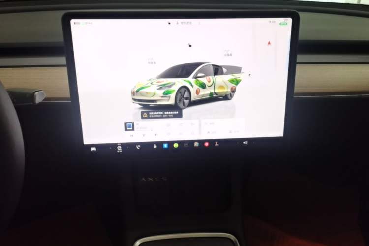 Used Tesla Model 3 2022 Rear-Wheel-Drive Version Audio And AC Panel