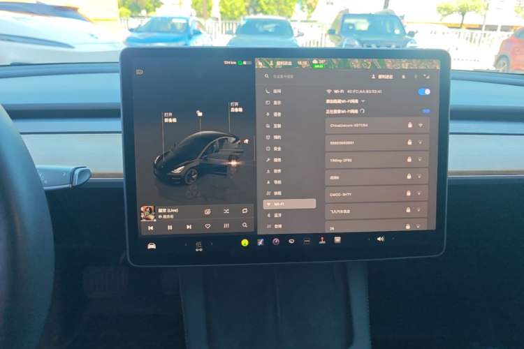 Used Tesla Model 3 2022 Rear-Wheel-Drive Version Audio And AC Panel