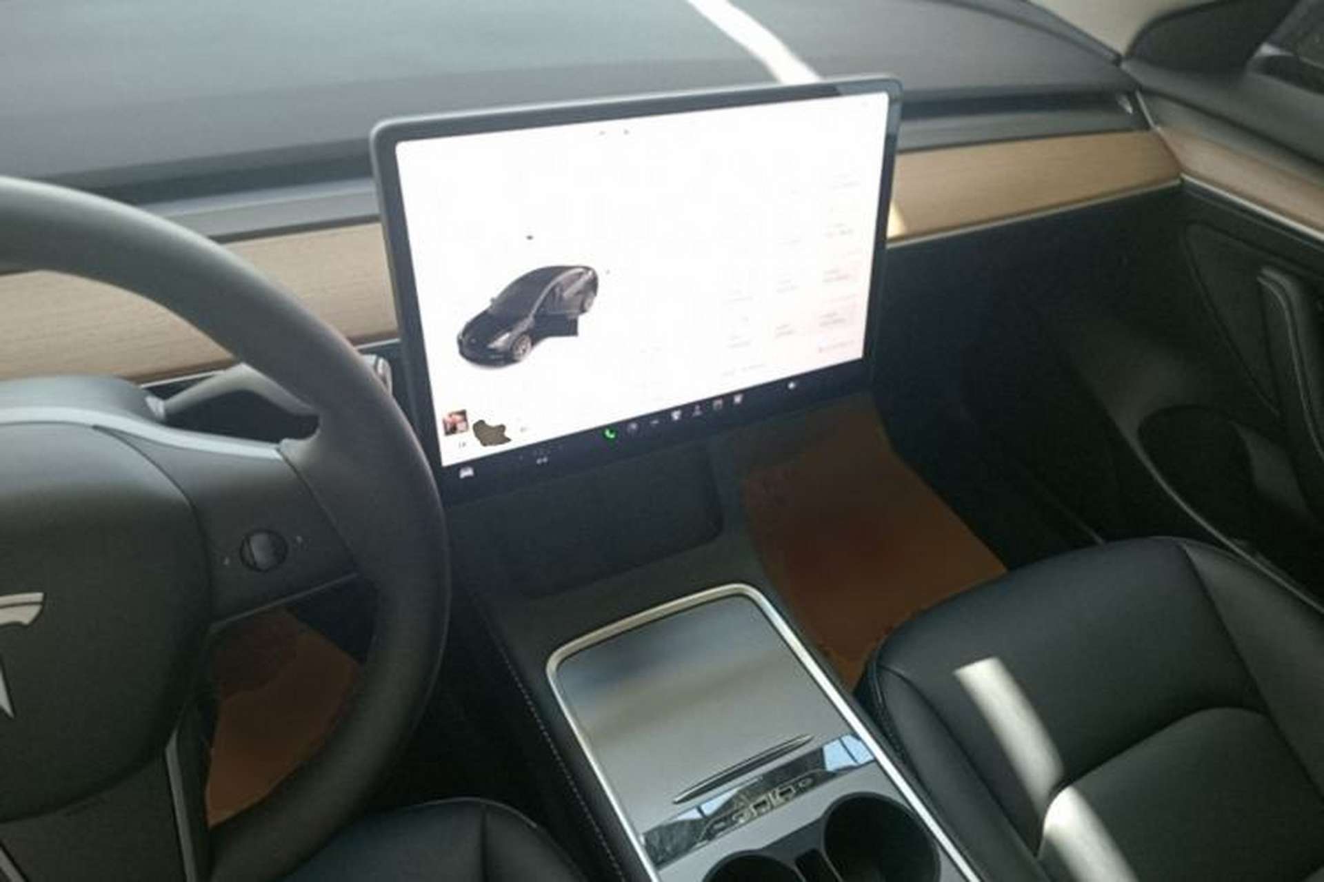 Used Tesla Model 3 2022 Rear-Wheel-Drive Version Center Console