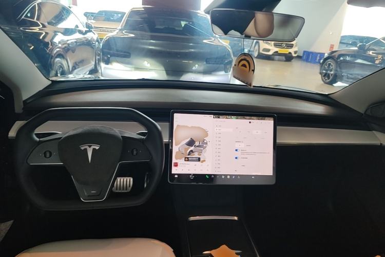Used Tesla Model 3 2022 Performance High-Performance All-Wheel-Drive Version Center Console