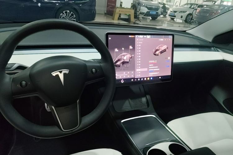 Used Tesla Model 3 2022 Performance High-Performance All-Wheel-Drive Version Center Console