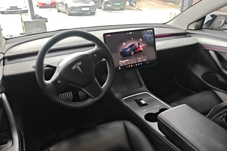 Used Tesla Model 3 2022 Performance High-Performance All-Wheel-Drive Version Center Console
