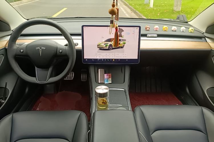 Used Tesla Model 3 2022 Performance High-Performance All-Wheel-Drive Version Center Console