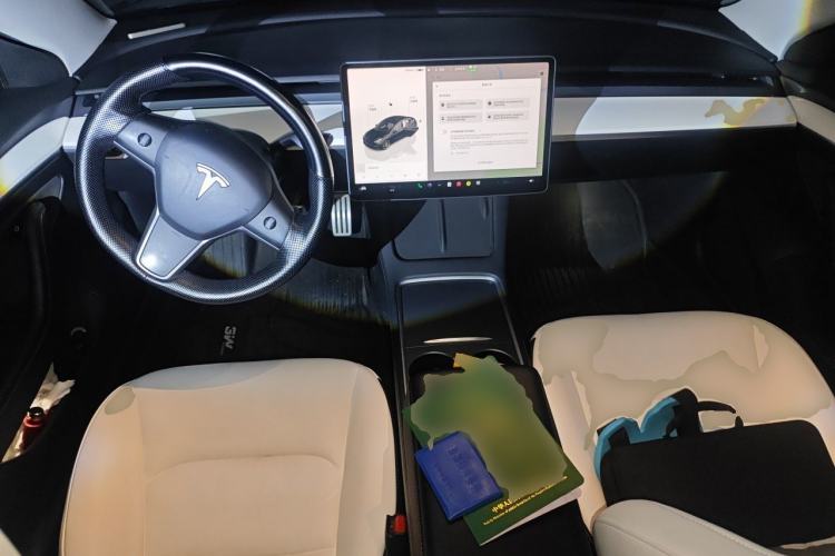 Used Tesla Model 3 2022 Performance High-Performance All-Wheel-Drive Version Center Console