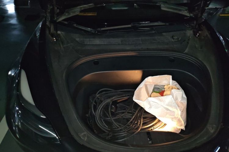 Used Tesla Model 3 2022 Performance High-Performance All-Wheel-Drive Version Engine Bay Right