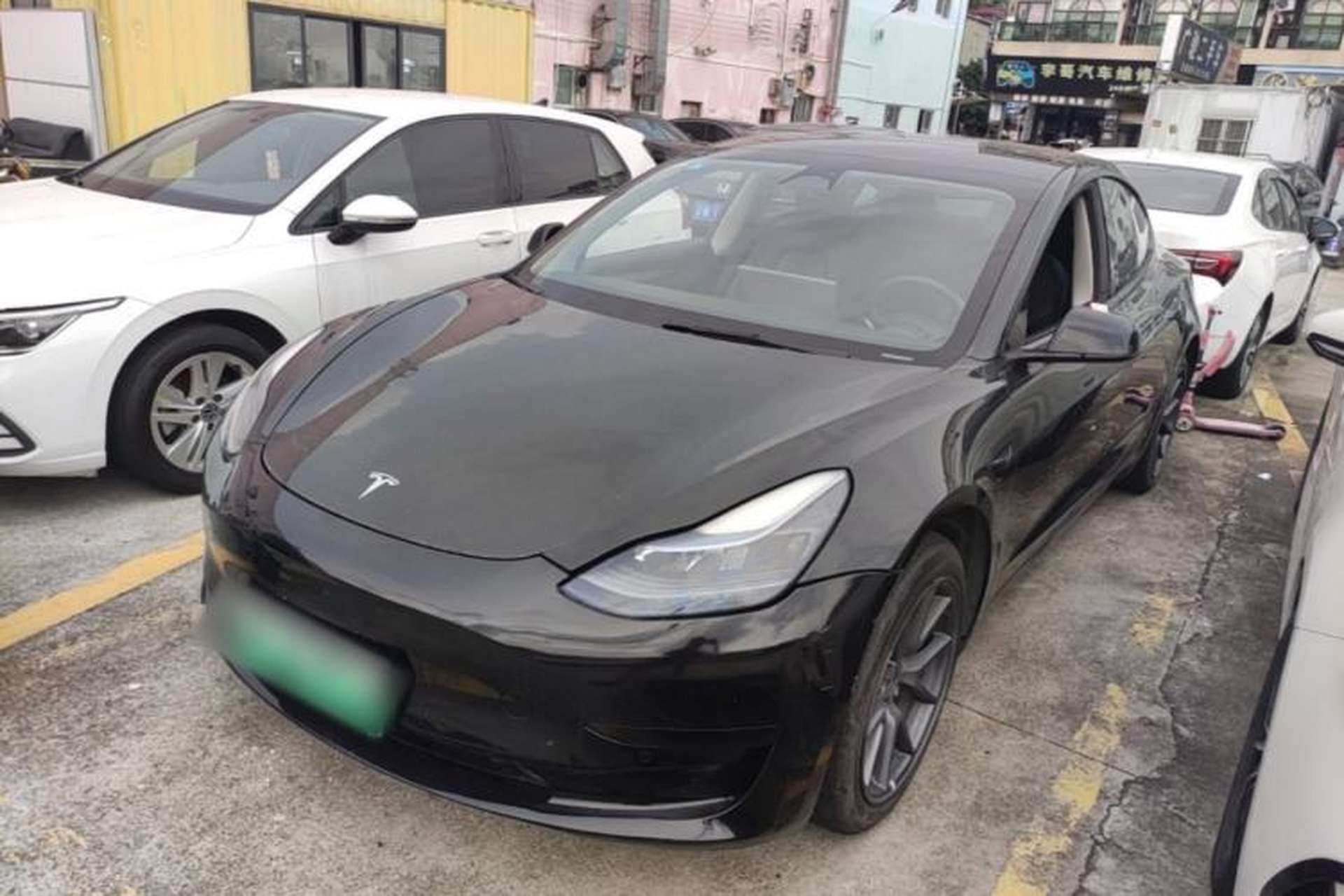 Used Tesla Model 3 2022 Rear-Wheel-Drive Version Front Left 45 Deg