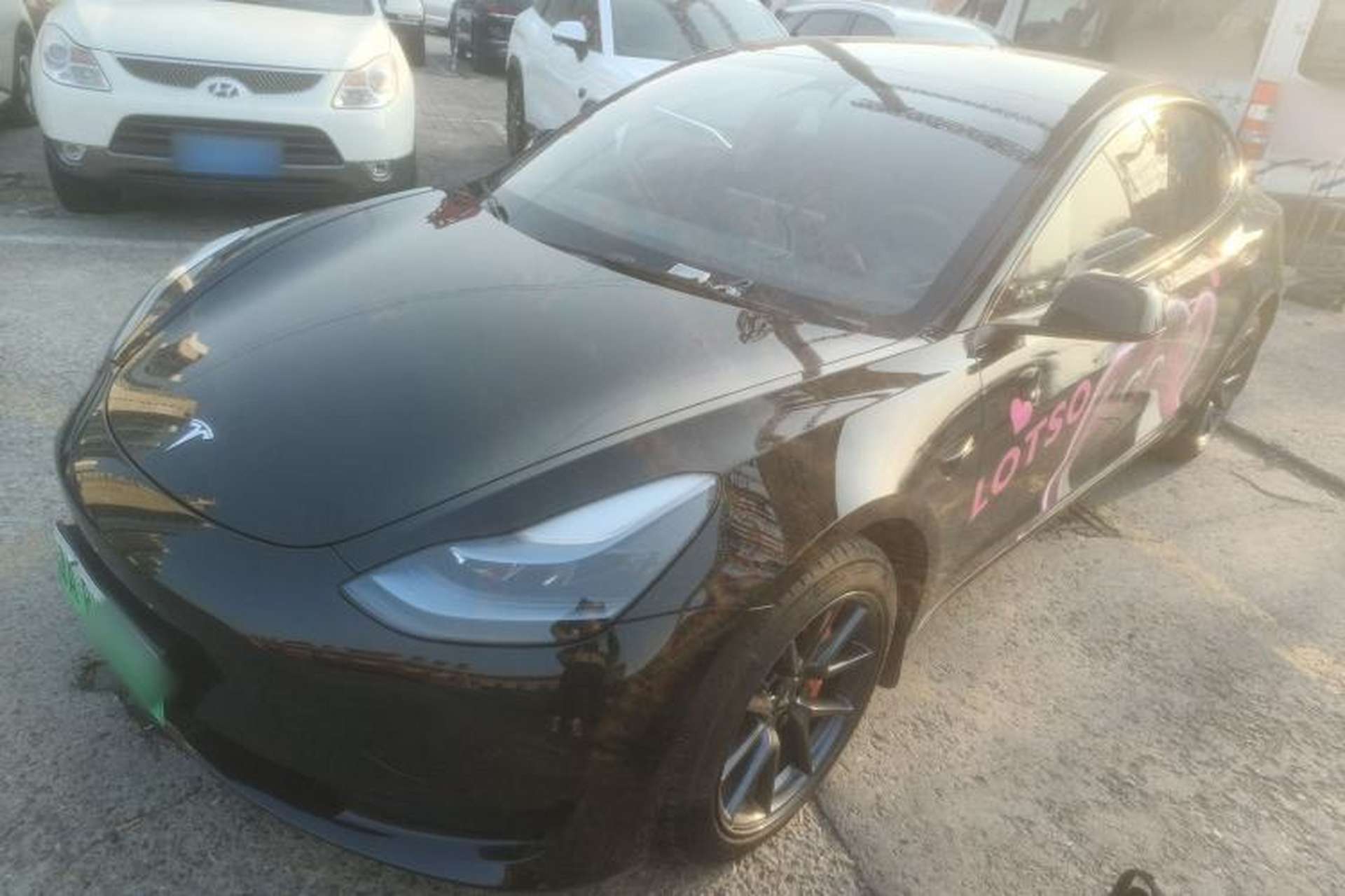 Used Tesla Model 3 2022 Rear-Wheel-Drive Version Front Left 45 Deg