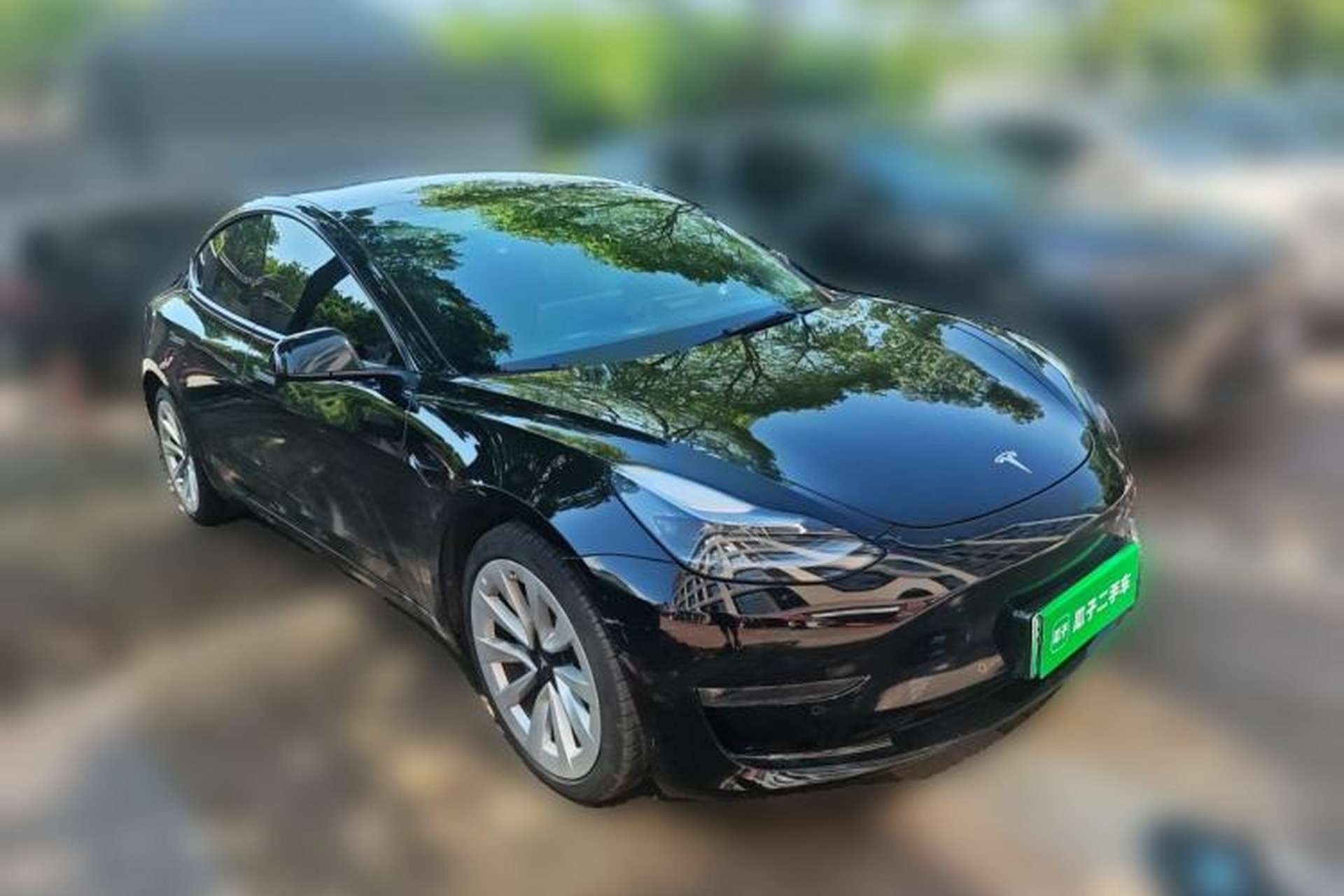 Used Tesla Model 3 2022 Rear-Wheel-Drive Version Front Right 45 Deg