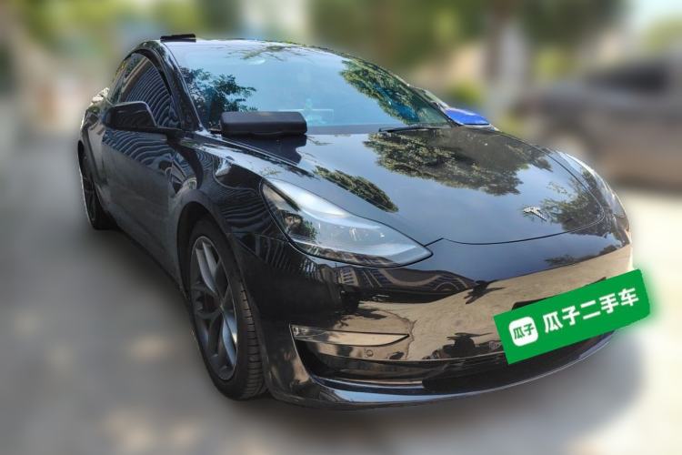 Used Tesla Model 3 2022 Performance High-Performance All-Wheel-Drive Version Front Right 45 Deg