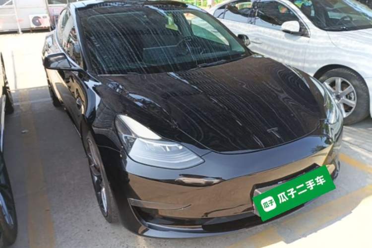 Used Tesla Model 3 2022 Performance High-Performance All-Wheel-Drive Version Front Right 45 Deg