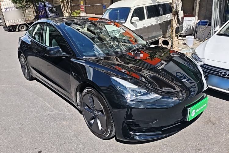 Used Tesla Model 3 2022 Rear-Wheel-Drive Version Front Right 45 Deg