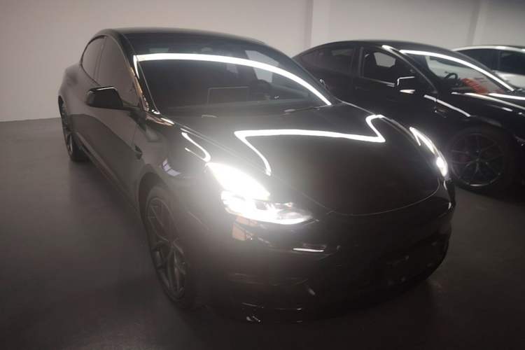 Used Tesla Model 3 2022 Performance High-Performance All-Wheel-Drive Version Front Right 45 Deg