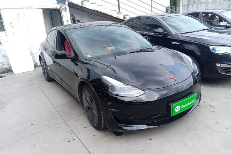Used Tesla Model 3 2022 Rear-Wheel-Drive Version Front Right 45 Deg