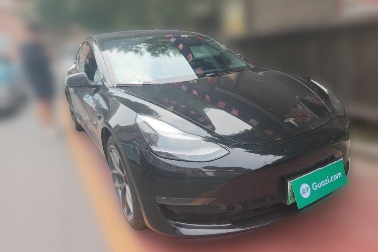 Used Tesla Model 3 2022 Performance High-Performance All-Wheel-Drive Version Front Right 45 Deg