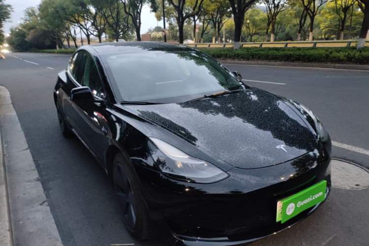 Used Tesla Model 3 2022 Rear-Wheel-Drive Version Front Right 45 Deg