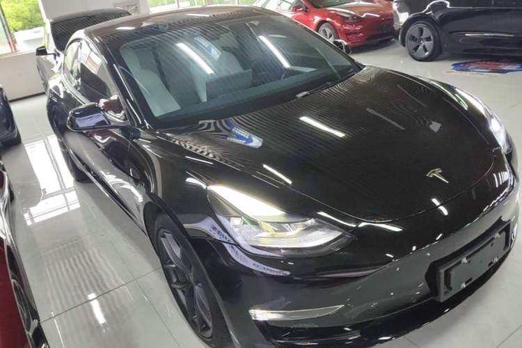 Used Tesla Model 3 2022 Performance High-Performance All-Wheel-Drive Version Front Right 45 Deg