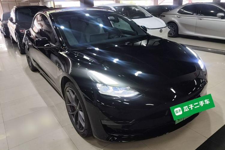 Used Tesla Model 3 2022 Performance High-Performance All-Wheel-Drive Version Front Right 45 Deg