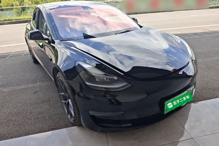 Used Tesla Model 3 2022 Performance High-Performance All-Wheel-Drive Version Front Right 45 Deg
