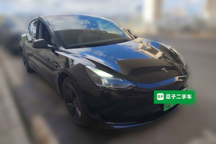 Used Tesla Model 3 2022 Rear-Wheel-Drive Version Front Right 45 Deg