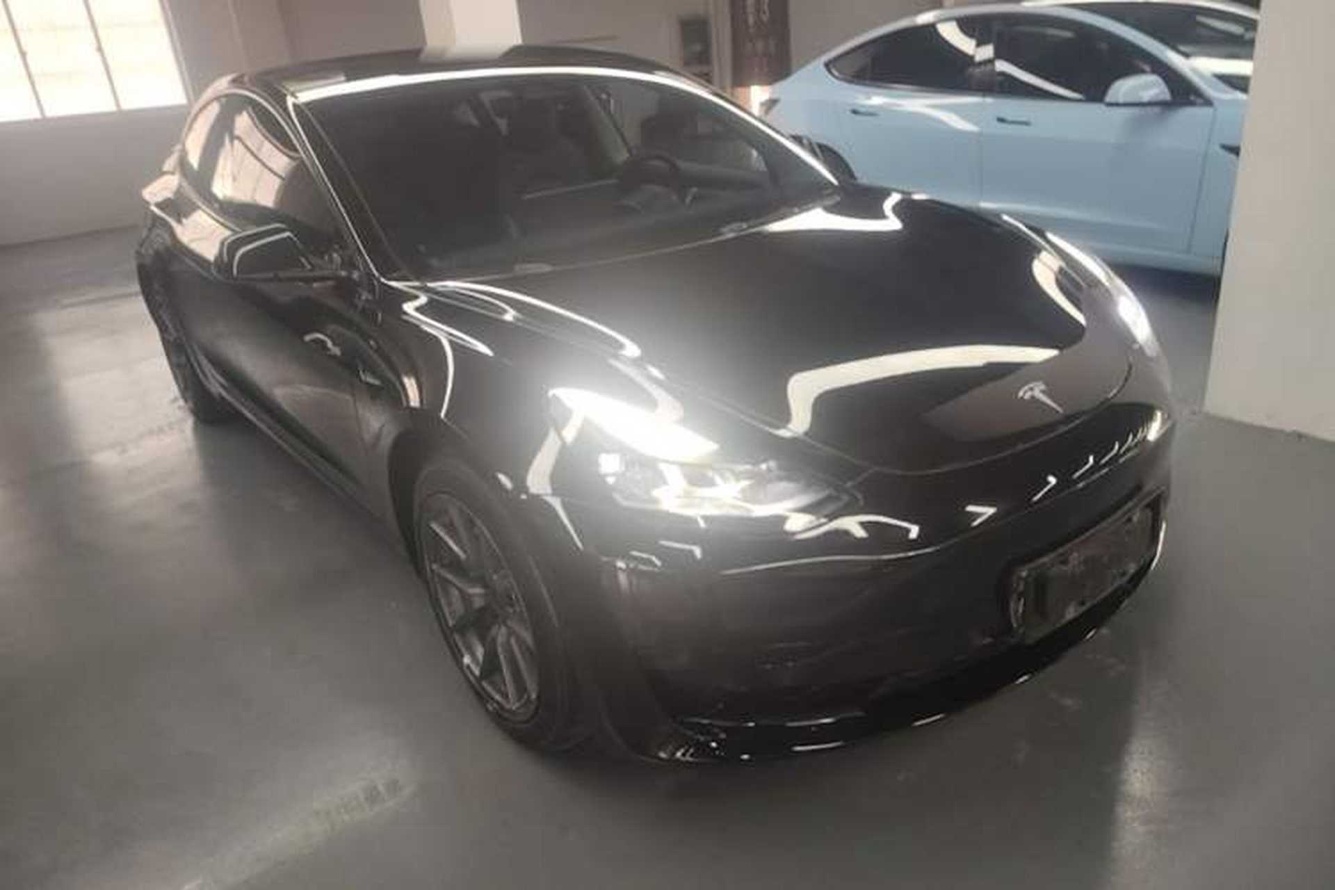 Used Tesla Model 3 2022 Rear-Wheel-Drive Version Front Right 45 Deg