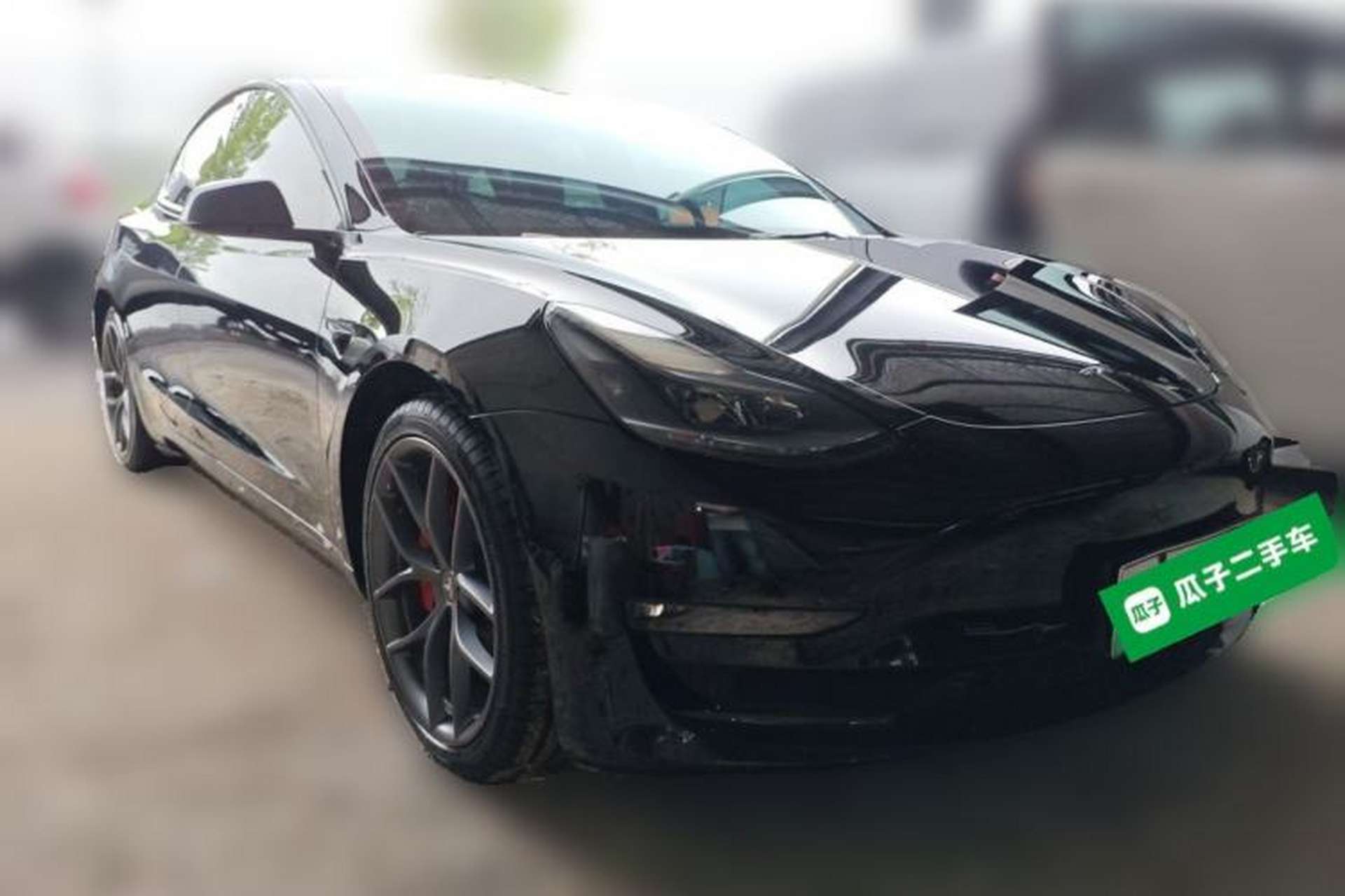 Used Tesla Model 3 2022 Performance High-Performance All-Wheel-Drive Version Front Right 45 Deg