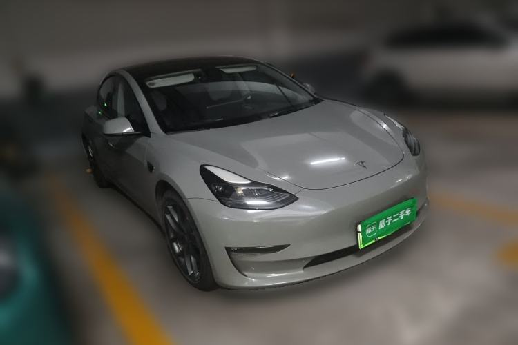 Used Tesla Model 3 2022 Performance High-Performance All-Wheel-Drive Version Front Right 45 Deg