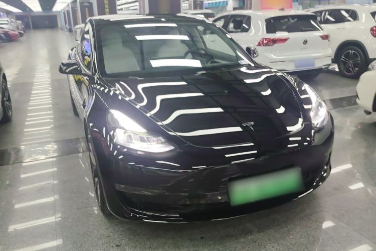 Used Tesla Model 3 2022 Performance High-Performance All-Wheel-Drive Version Front Right 45 Deg