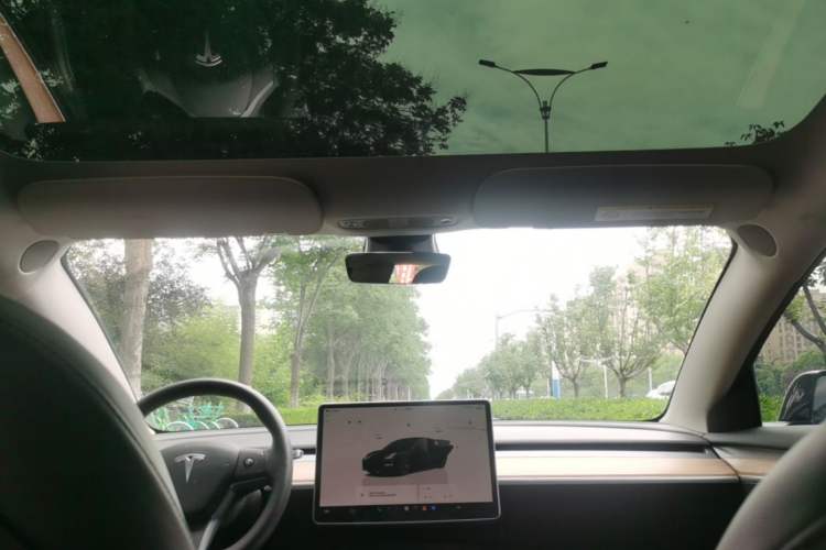 Used Tesla Model 3 2022 Rear-Wheel-Drive Version Headliner
