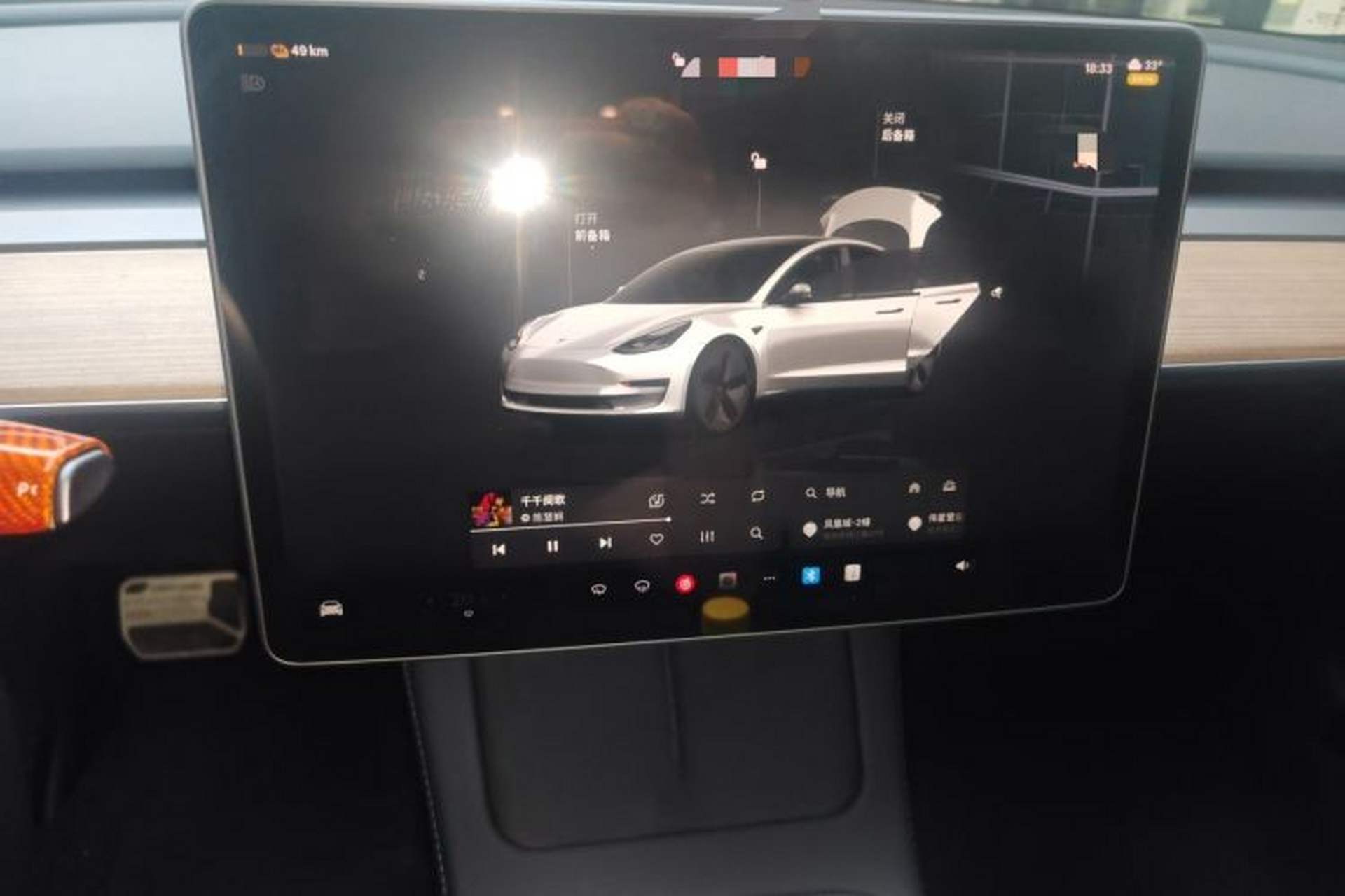 Used Tesla Model 3 2022 Rear-Wheel-Drive Version Instrument Cluster