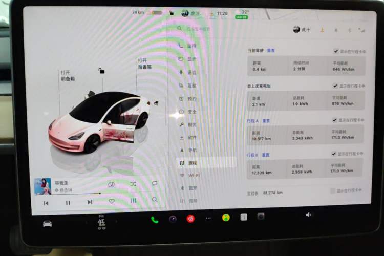 Used Tesla Model 3 2022 Rear-Wheel-Drive Version Instrument Cluster