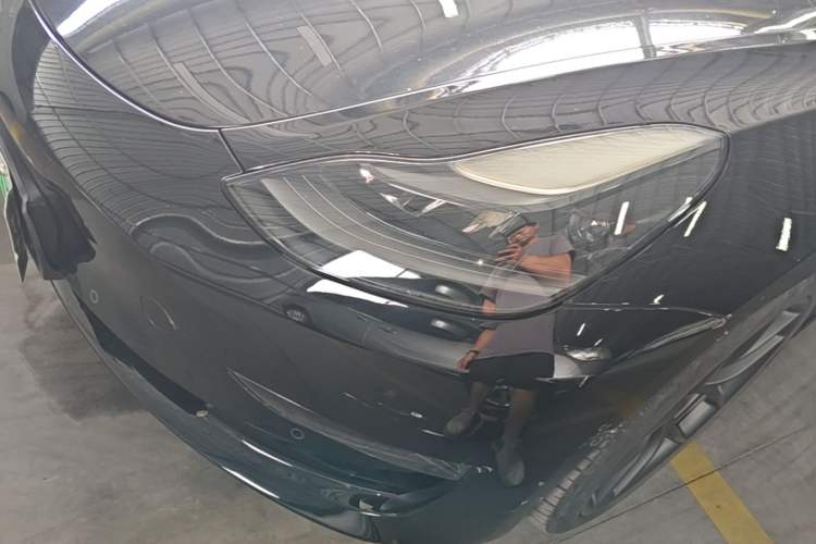 Used Tesla Model 3 2022 Performance High-Performance All-Wheel-Drive Version Left Front Headlight