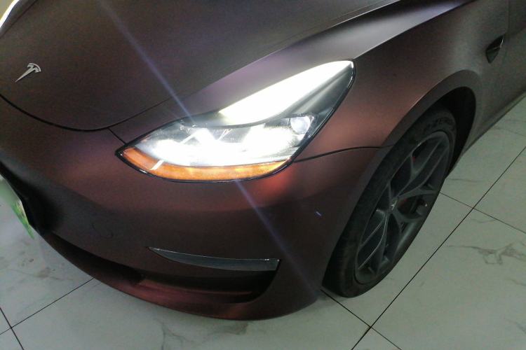 Used Tesla Model 3 2022 Performance High-Performance All-Wheel-Drive Version Left Front Headlight