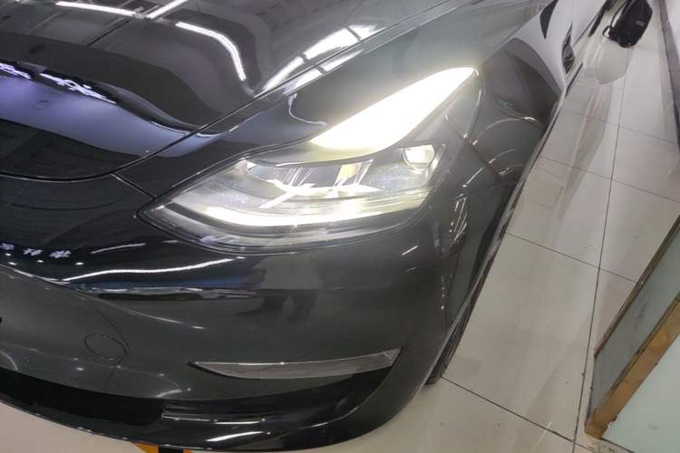 Used Tesla Model 3 2022 Performance High-Performance All-Wheel-Drive Version Left Front Headlight