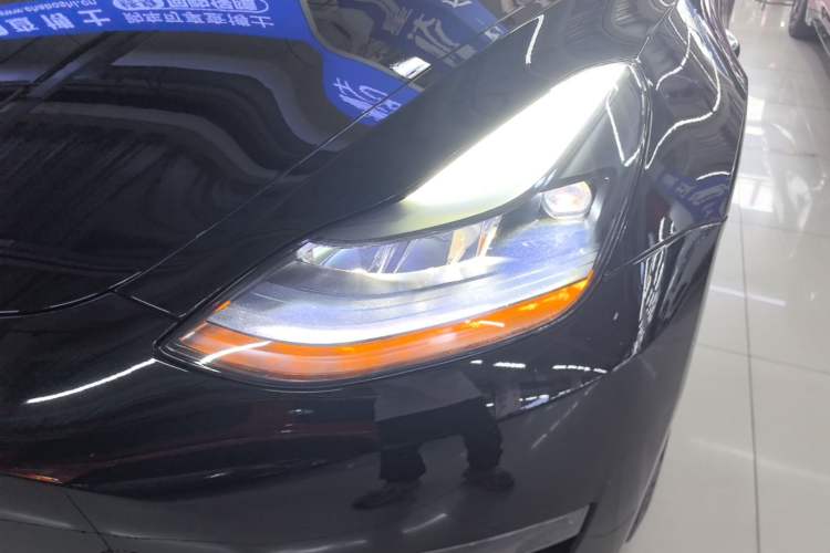 Used Tesla Model 3 2022 Performance High-Performance All-Wheel-Drive Version Left Front Headlight