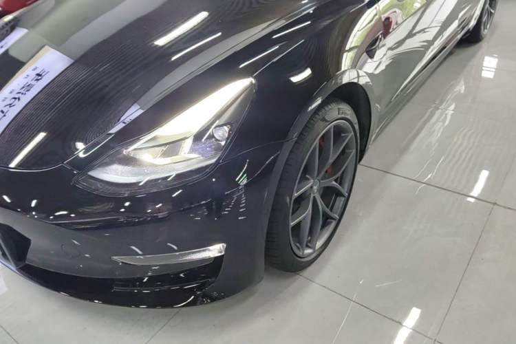 Used Tesla Model 3 2022 Performance High-Performance All-Wheel-Drive Version Left Front Headlight