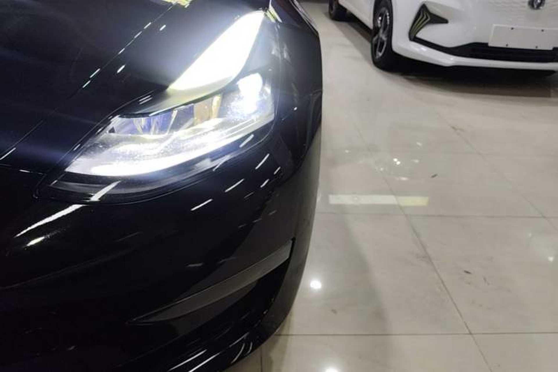 Used Tesla Model 3 2022 Performance High-Performance All-Wheel-Drive Version Left Front Headlight